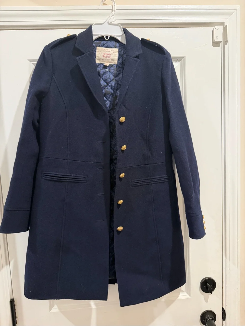 Brooks Brothers 100% wool coat size 8 - Picture 2 of 9